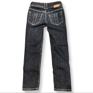 Burberry dark blue denim jeans. Girl’s 7Y.